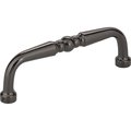 Elements By Hardware Resources 3" Center-to-Center Black Nickel Madison Cabinet Pull Z259-3BN